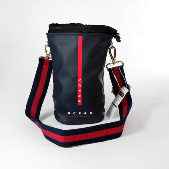 PRADA Crossbody Bag Limited Edition Drawstring Pouch with Dust Bag NEW - Picture 3 of 9